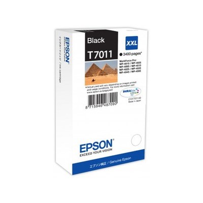 Epson Tintenpatrone XXL, schwarz (Art.-Nr.: C13T70114010)