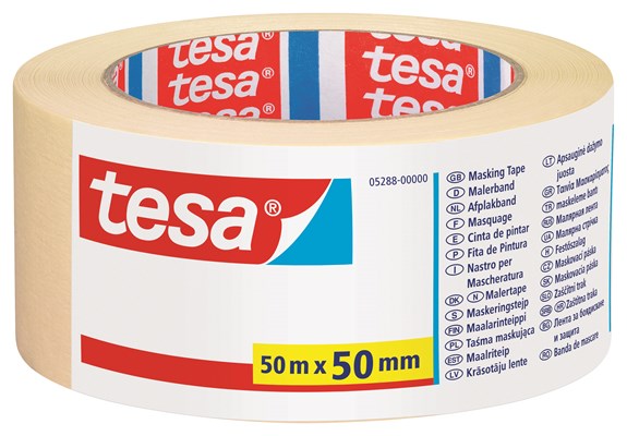 tesa Maler-Krepp Universal, beige, 50 m x 50 mm (Art.-Nr.: 05288-00000)