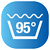 95° waschbar