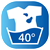 bis 40° waschbar